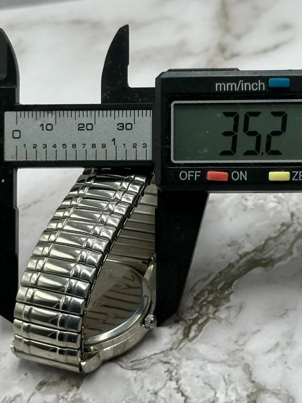 3/$30 Blair Watch Women Silver Tone Black Dial Stretch Band New Battery 6.75